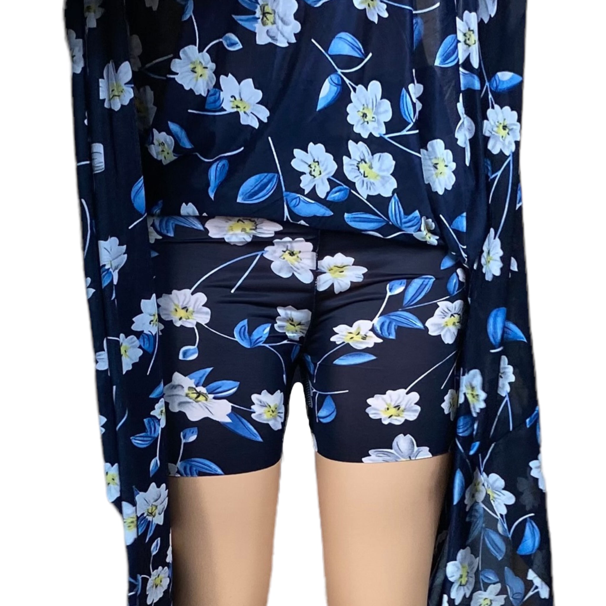 Women's Beach, Long, High waist, Midi Skirt with Short Inside