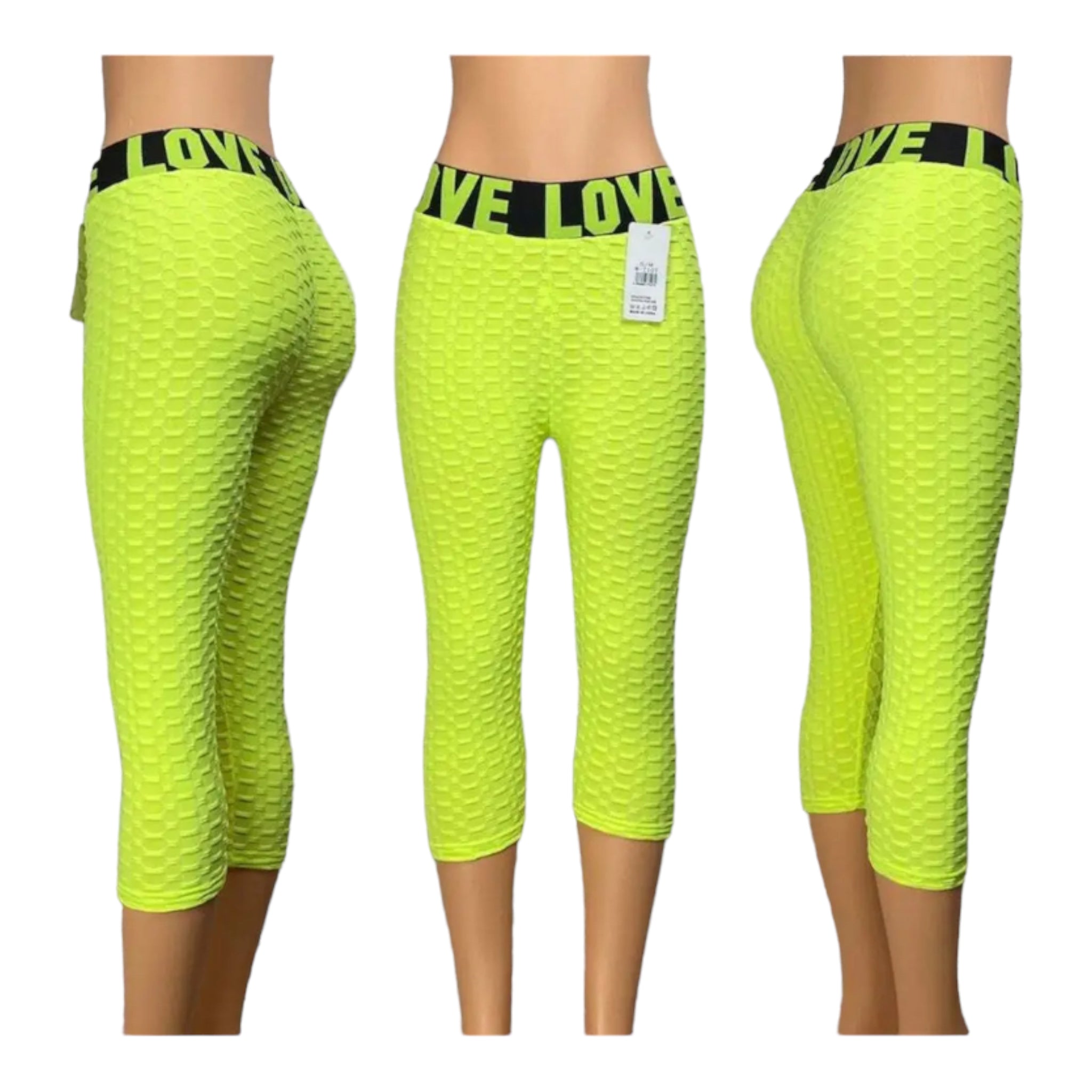 Buy Capri Leggings for Women-Cross Waist Workout Tummy Control Butt Lift  Soft Black Sports Gym Yoga Pants, Black, Large-X-Large at Amazon.in