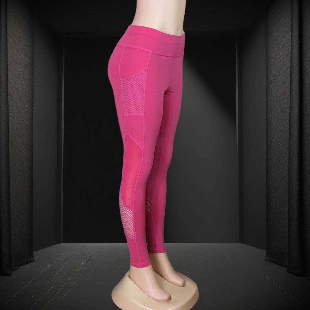 Women’s leggings with Pockets and Mesh Cutouts