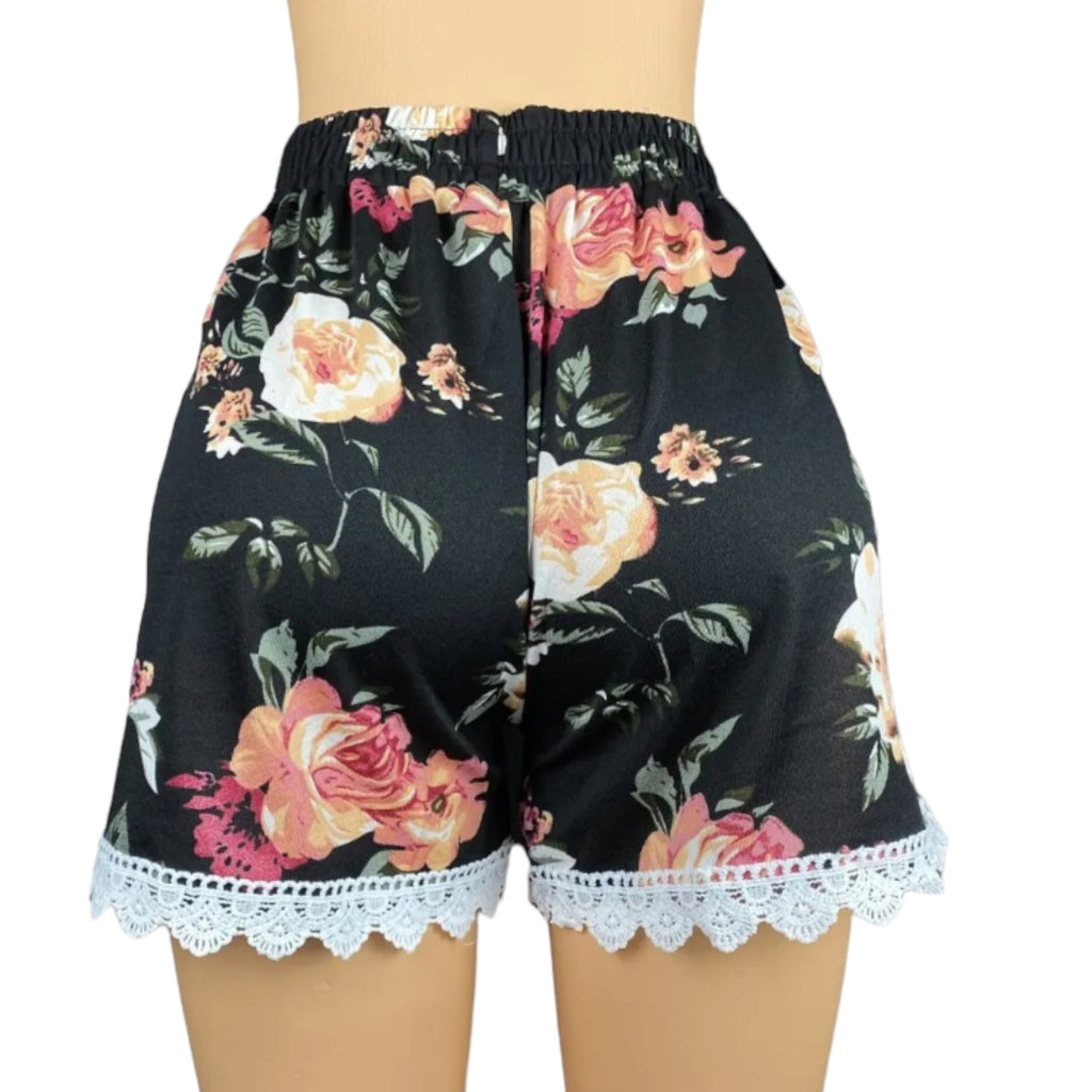 Women's High Waist Summer Shorts with Pockets