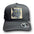 Hat Mesh Trucker Cap Embroidered Patch Snapback Black