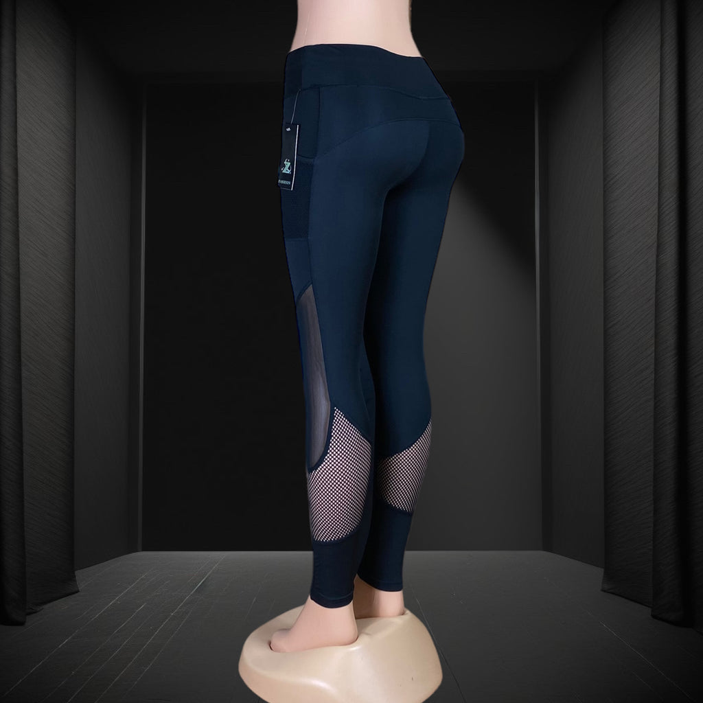 Women’s leggings with Pockets and Mesh Cutouts