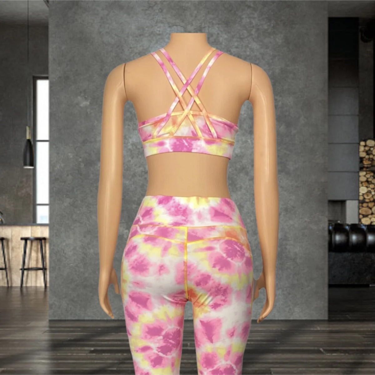 Legging Set Women's Yoga, Workout, Gym, Running, jogging Top & Capri Legging Set