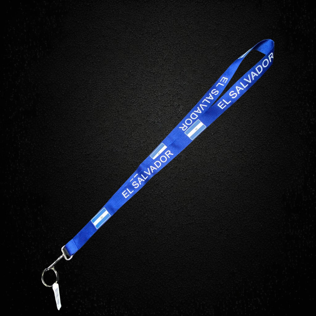 El Salvador Lanyard Keychain