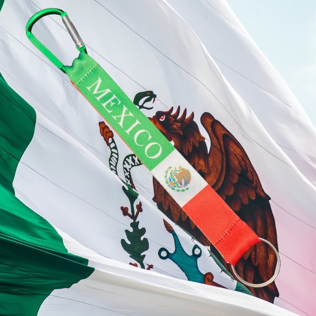 Mexico Lanyard Carabiner Keychain