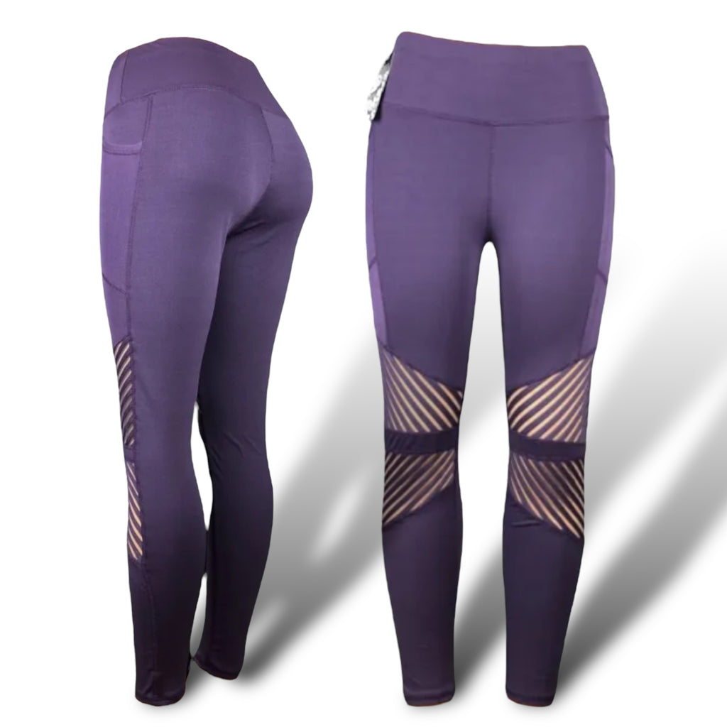 Leggings High-Rise With cutouts and Pockets for Women