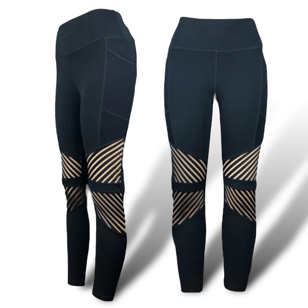 Leggings High-Rise With cutouts and Pockets for Women