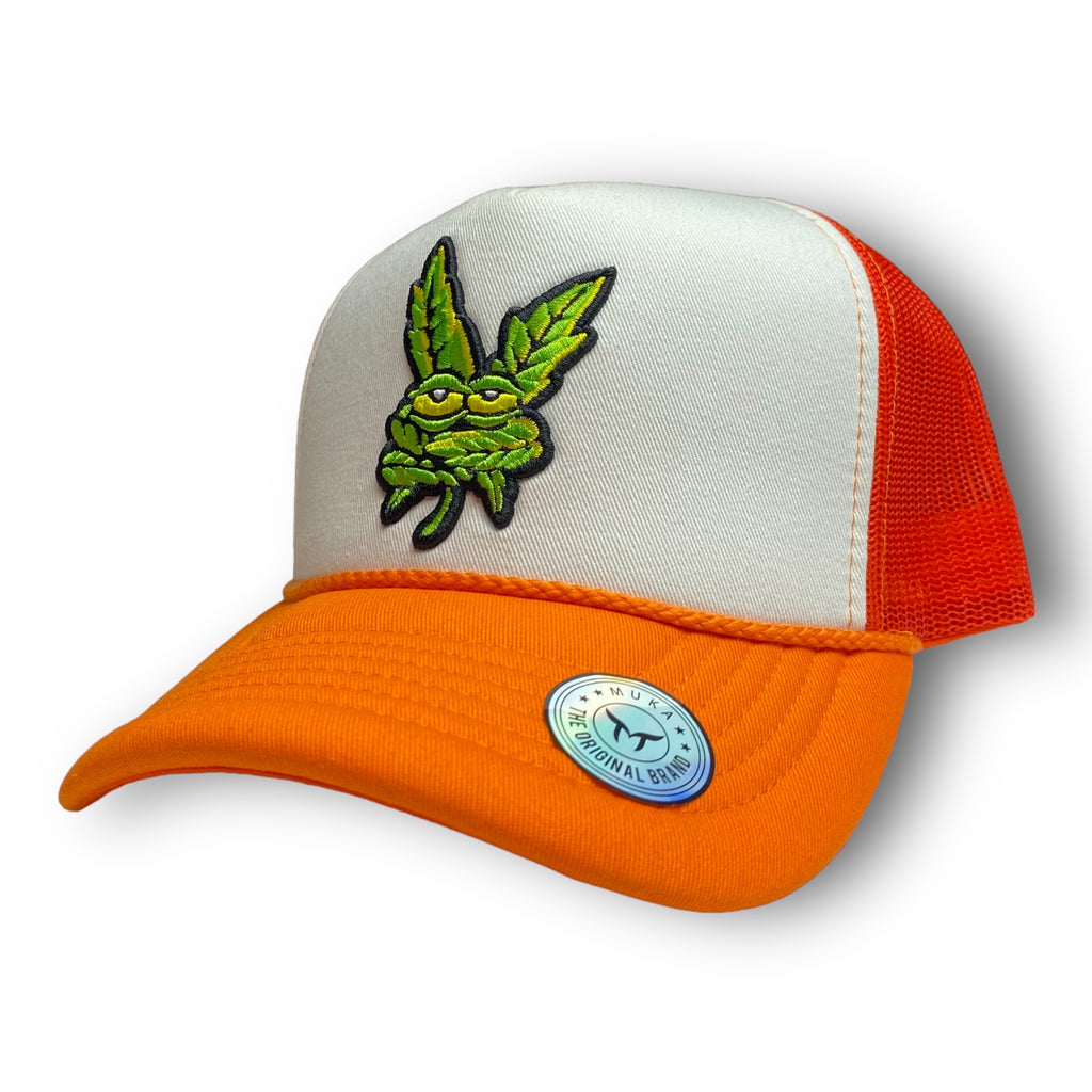 Embroidered Green Leaf Hat For women or Men