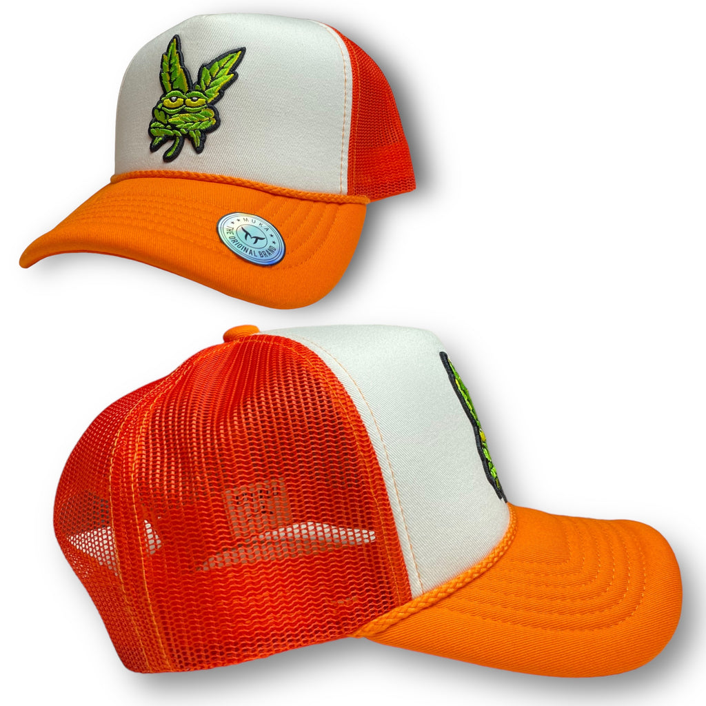 Embroidered Green Leaf Hat For women or Men