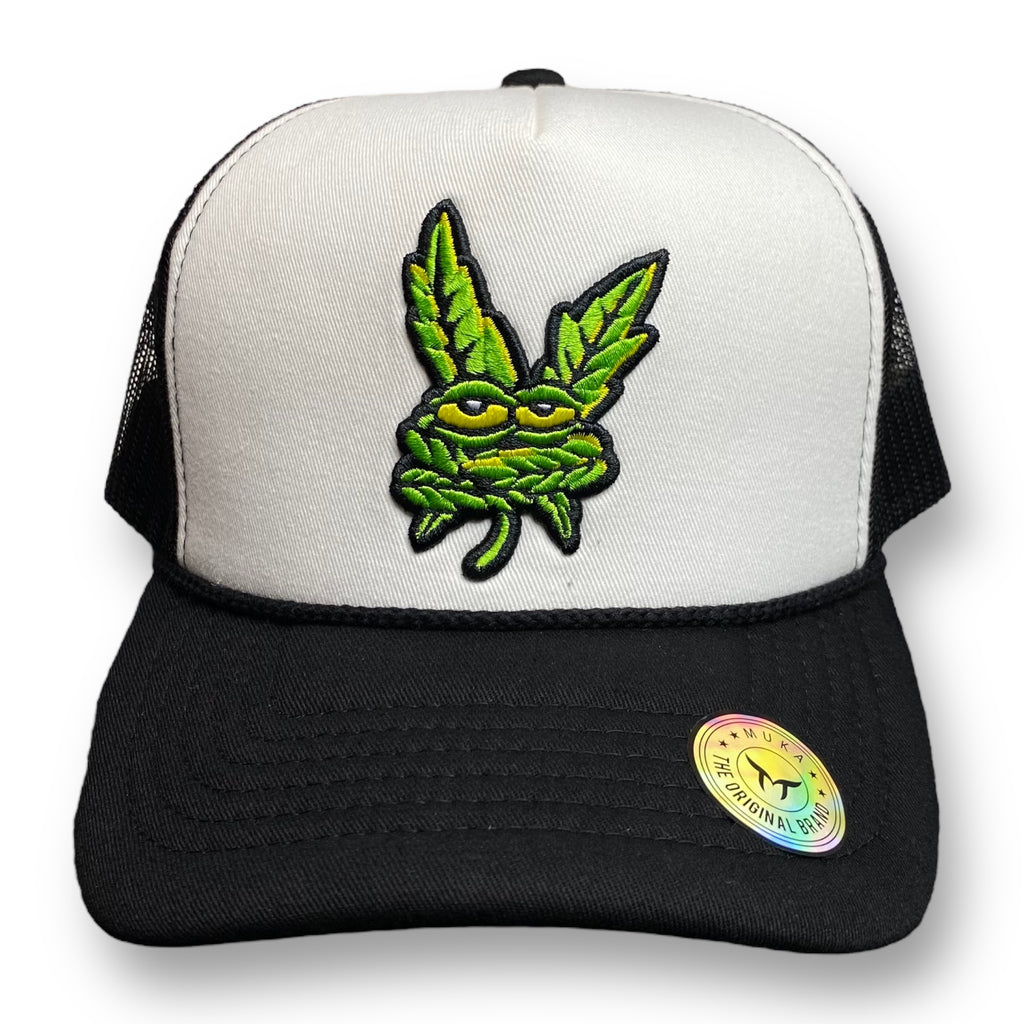 Embroidered Green Leaf Hat For women or Men