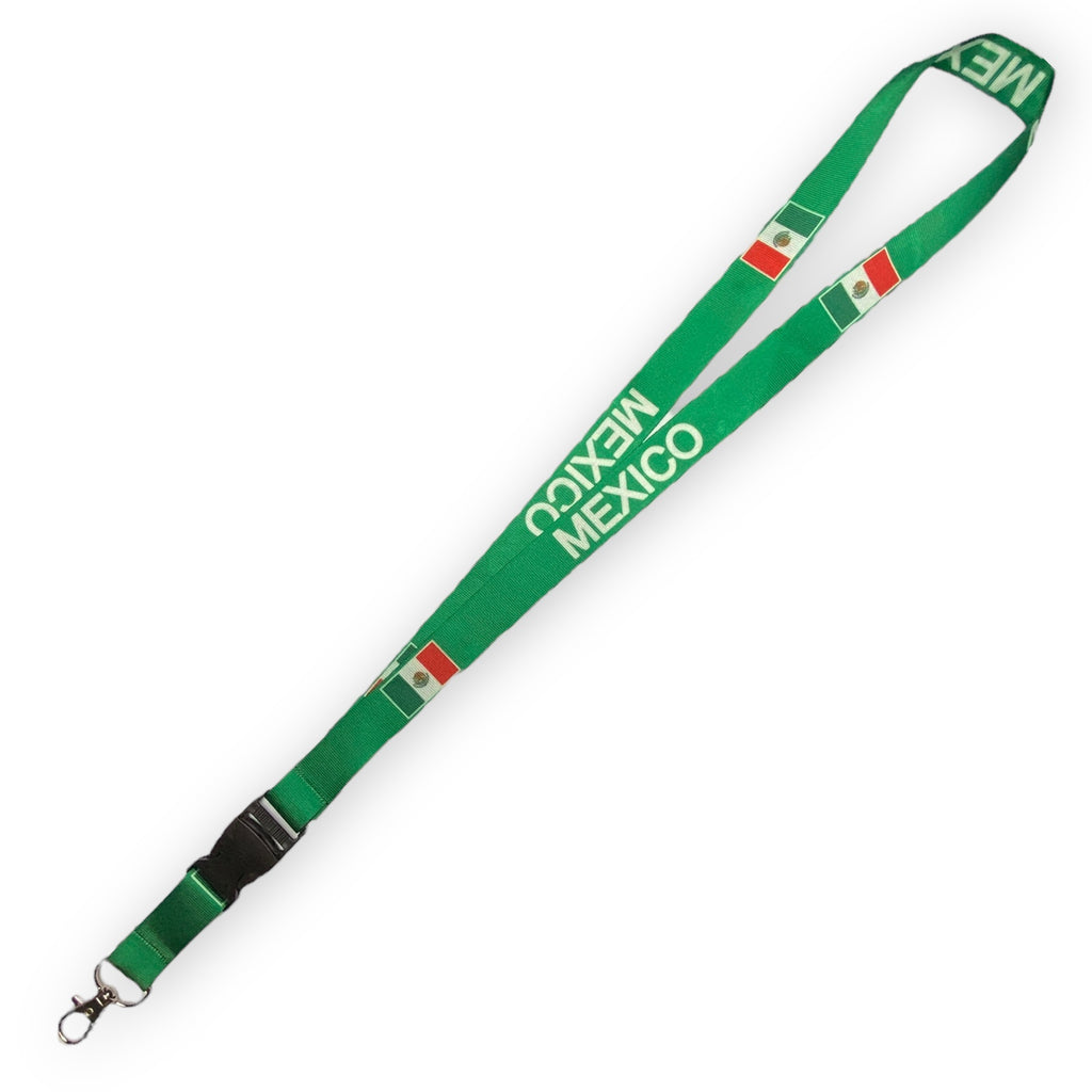 Mexico Flag Lanyard Keychain Mexican Flag Key Holder New