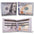 Mens 100 Bill Printed Leather Bifold Novelty Wallet