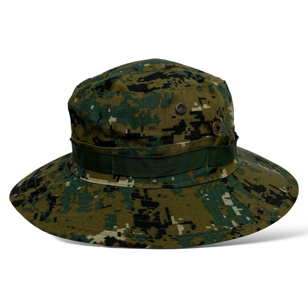 2 Men’s Wide Brim Camo Bucket Hat – Fishing, Hiking, Hunting Cap