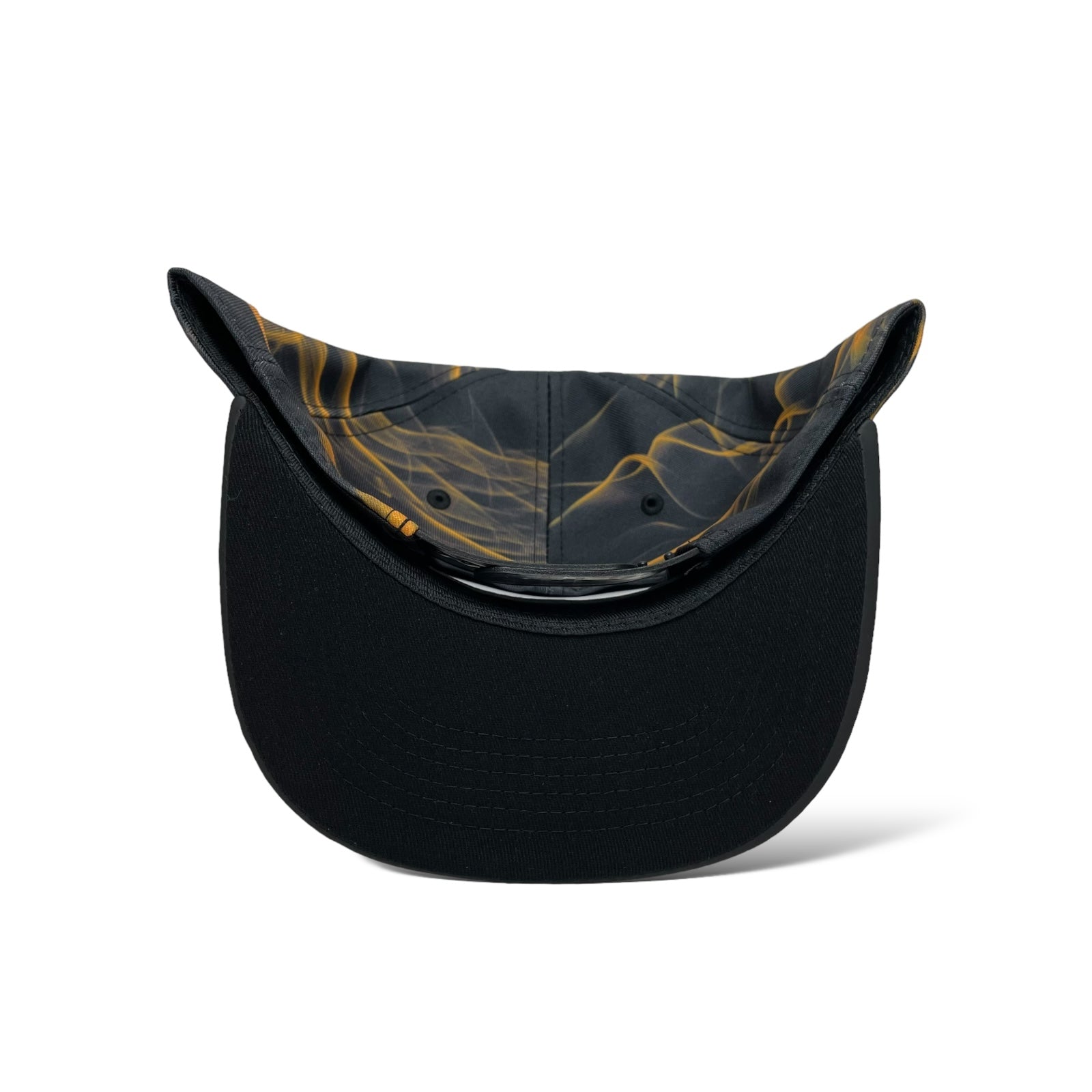 Hecho en Mexico Eagle Snapback Baseball Cap, Gold 3D Embroidery, Flat Brim