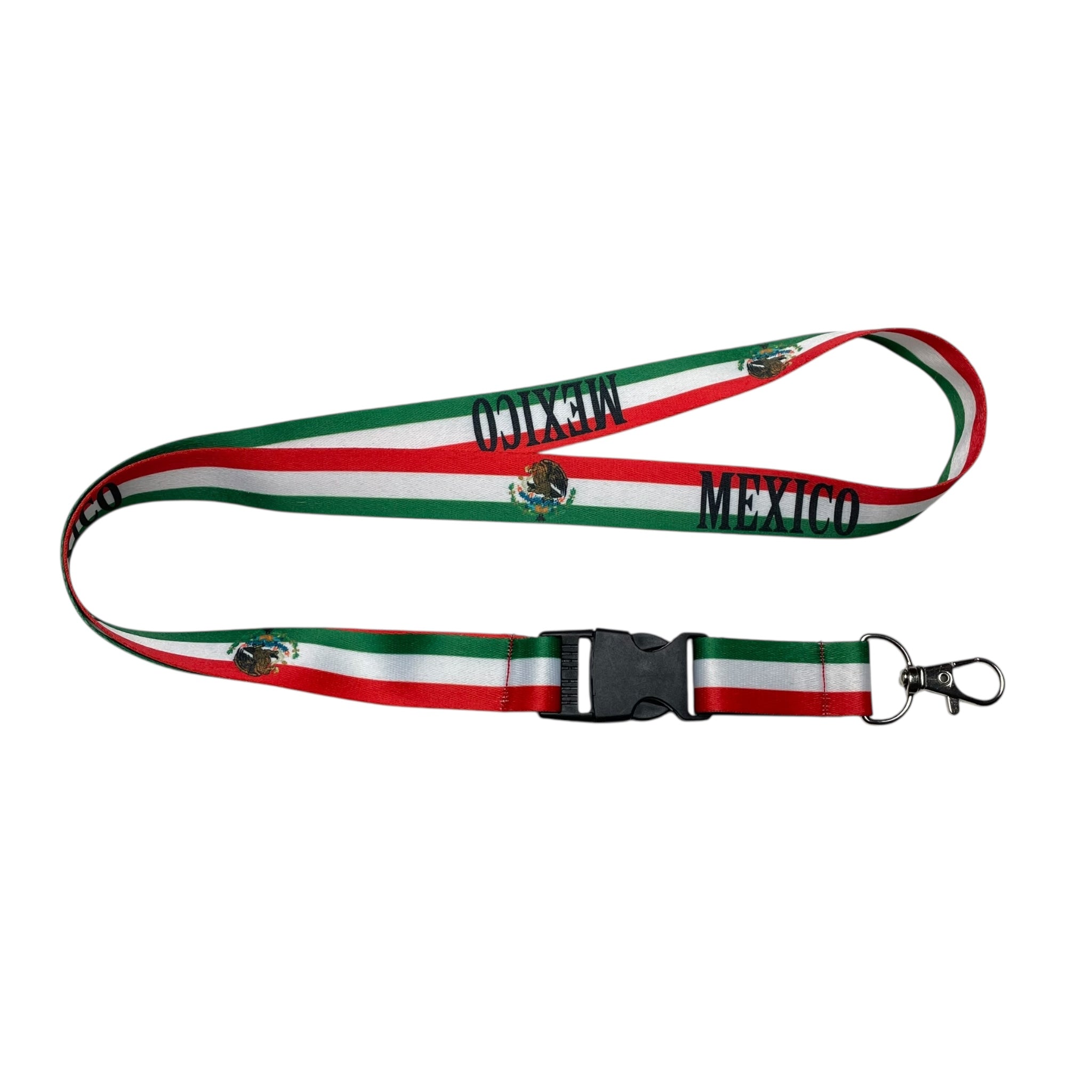 12 Mexico Flag Lanyard Keychain ID Holder Neck Strap Lanyards Lot