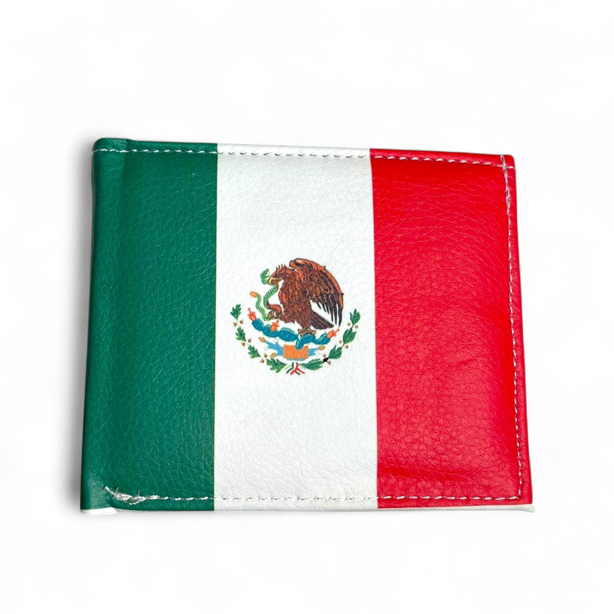 Mexico Flag Printed Bifold Wallet