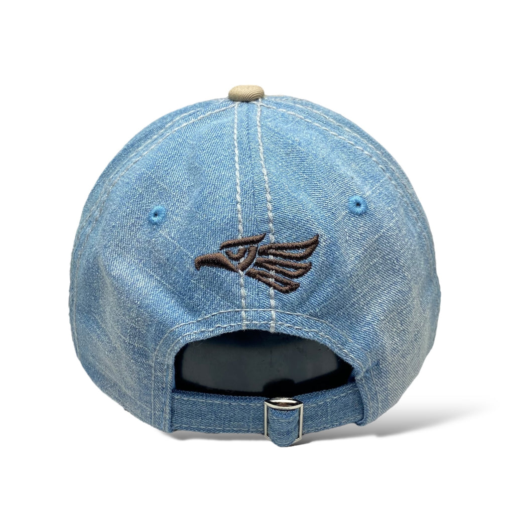 Hecho en Mexico Eagle Embroidered Patch Cap, Curved Visor, Adjustable Strap - Unisex