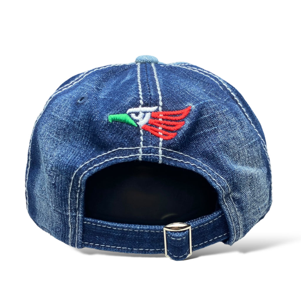 Hecho en Mexico Eagle Embroidered Patch Cap, Adjustable Strap for Men and Women