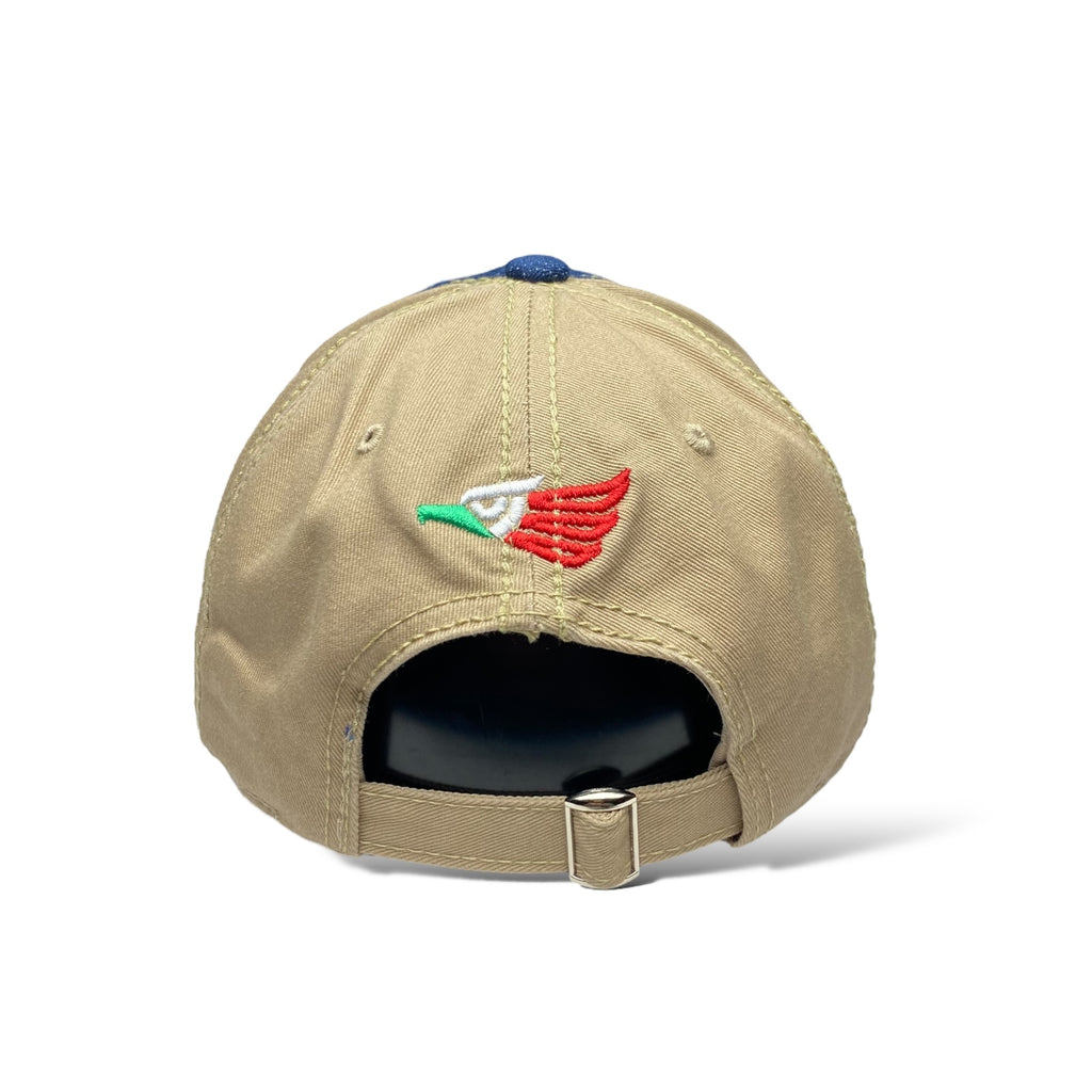 Hecho en Mexico Eagle Embroidered Patch Hat Cap, Curved Visor, Adjustable Strap for Men & Women