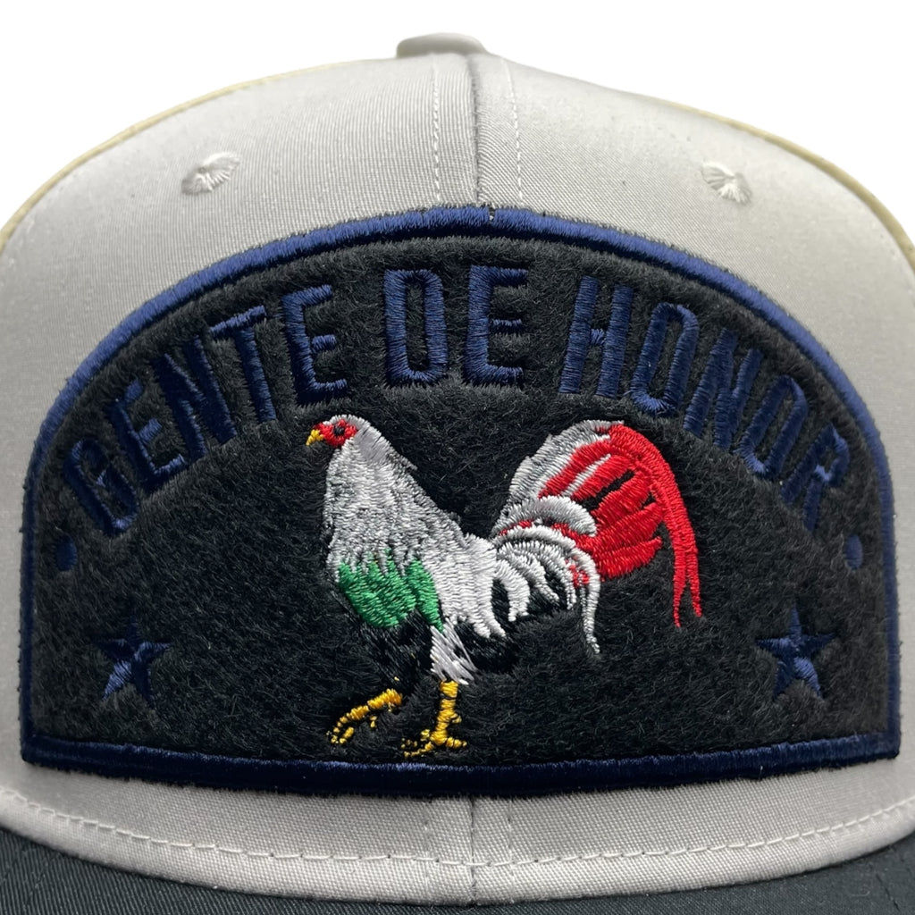 Mexico Baseball Snapback Cap - Embroidered Mexican Rooster Design Hats