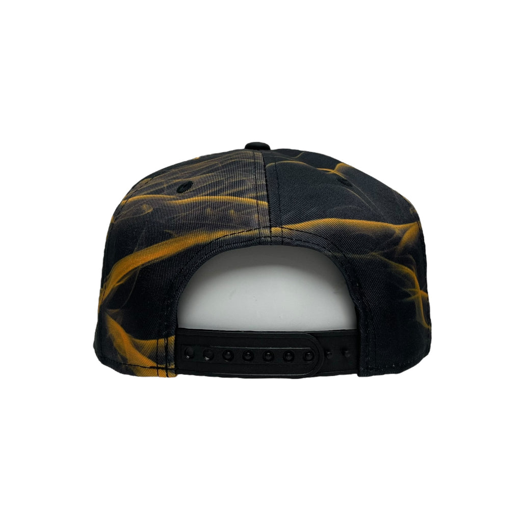 Hecho en Mexico Eagle 3D Embroidered Snapback Cap - Gold Logo