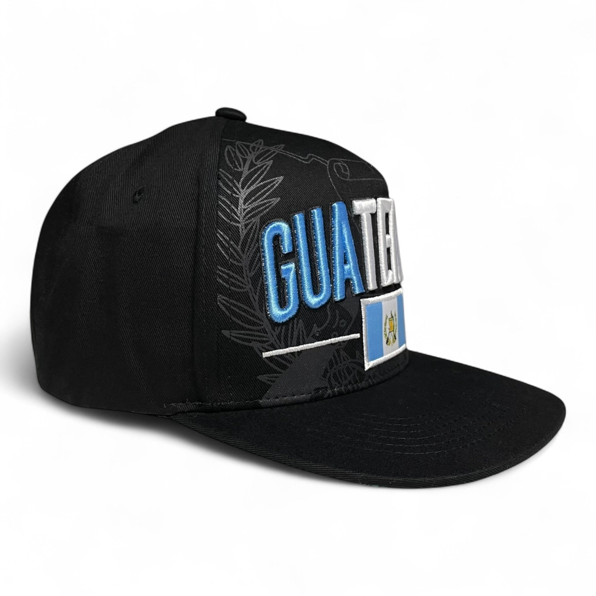 Guatemala Flag 3D Embroidered Snapback Cap Adjustable