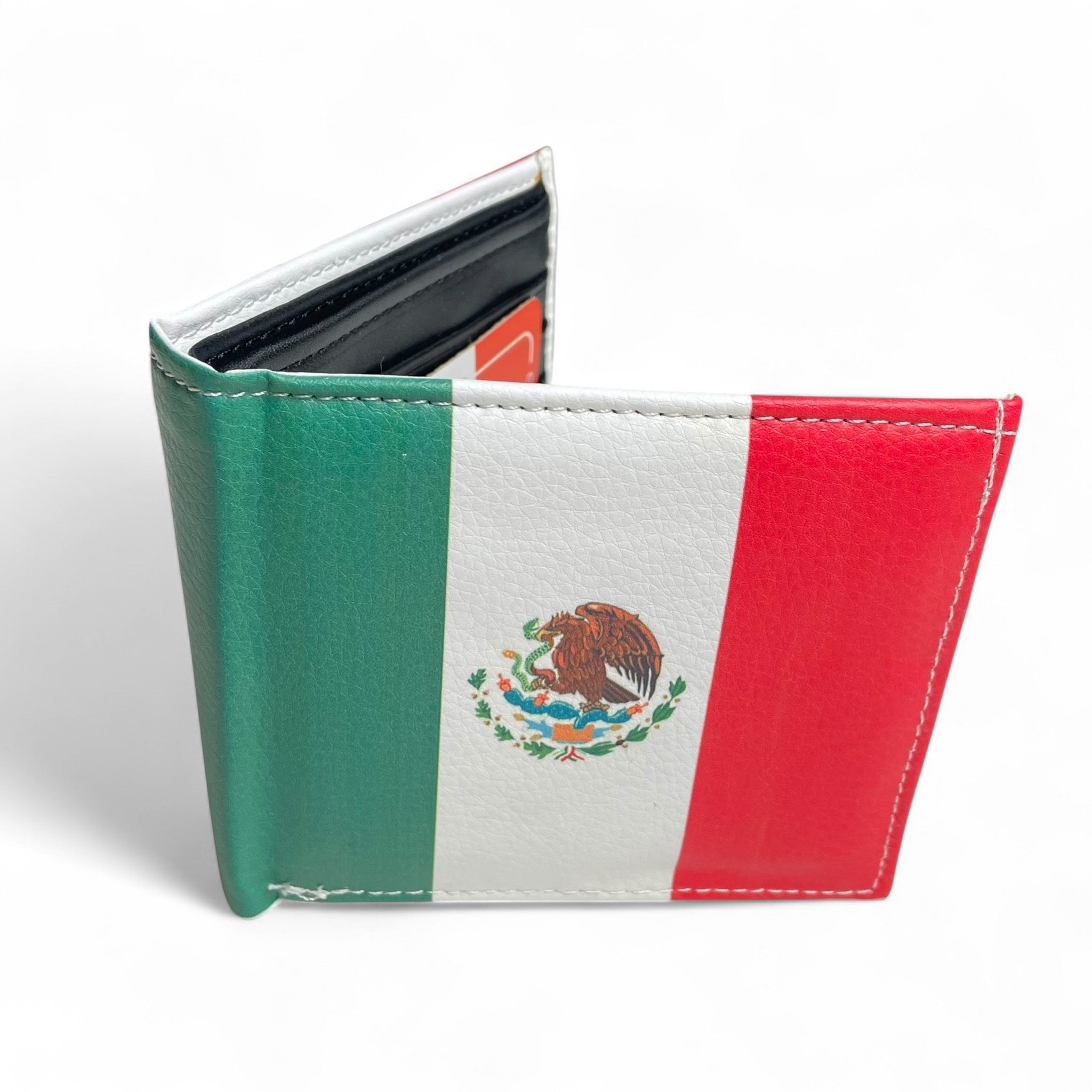Mexico Flag Printed Bifold Wallet