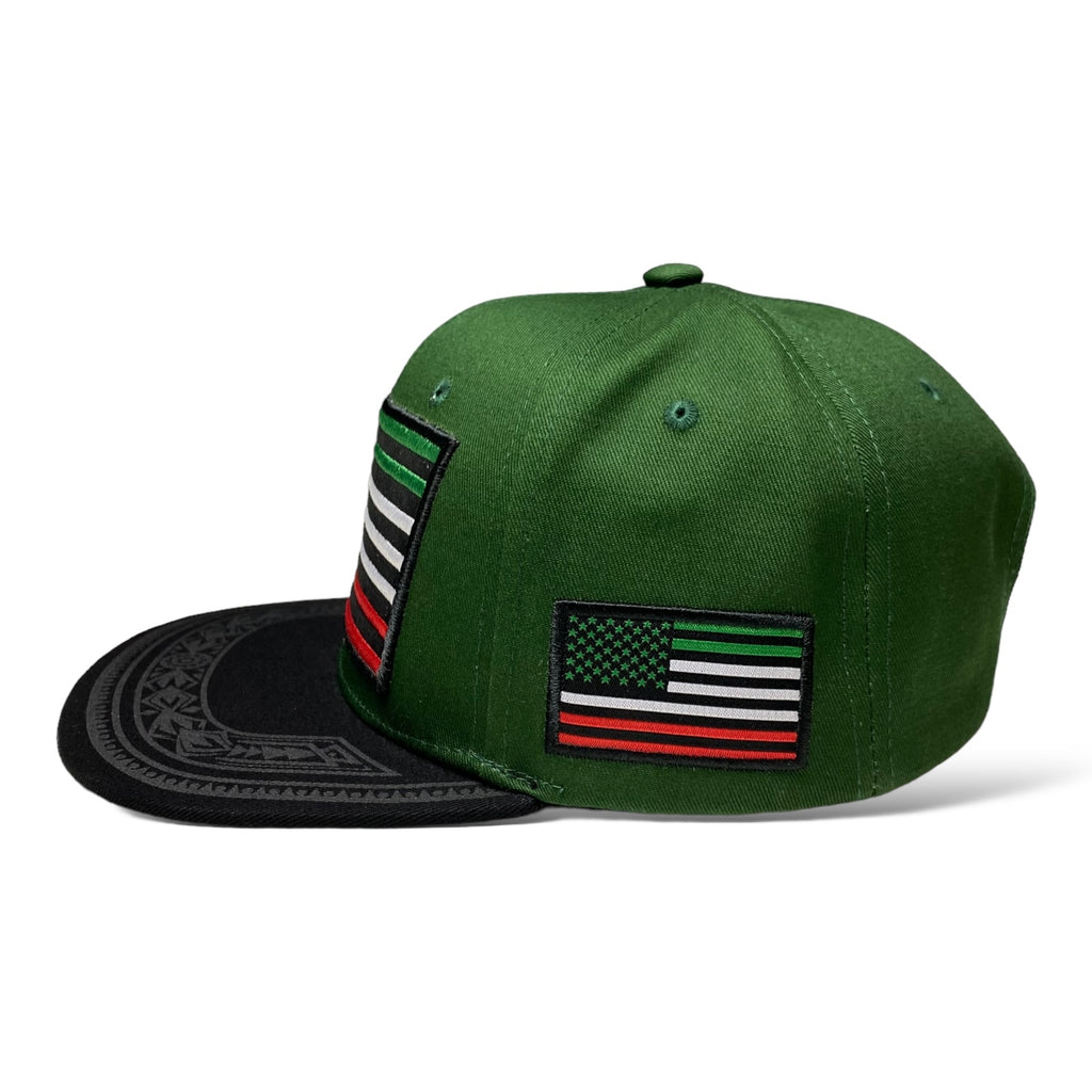 Mexican American Embroidered Frag - Mexico Baseball Snapback Caps