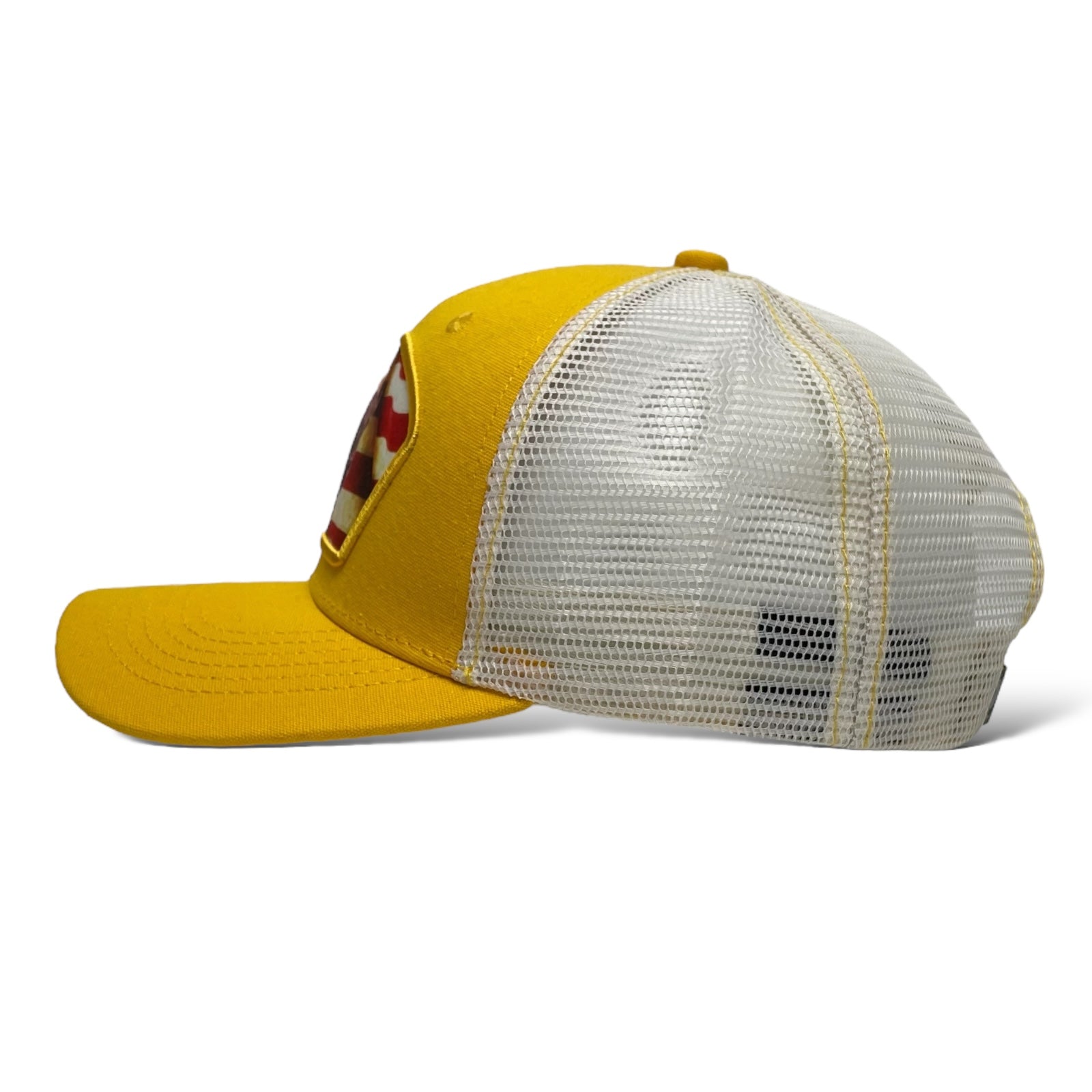 United States USA Flag Buffalo Patch Snapback Trucker Baseball Cap