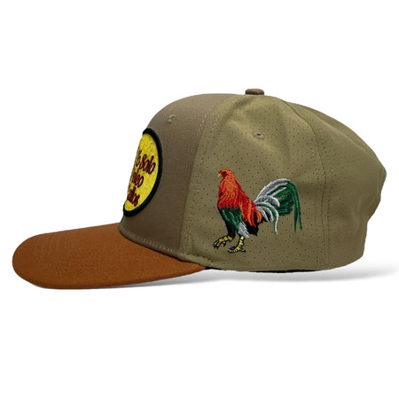 Embroidered Yo Solo Peleo Gallos Rooster Baseball Cap - Men's Snapback Back View