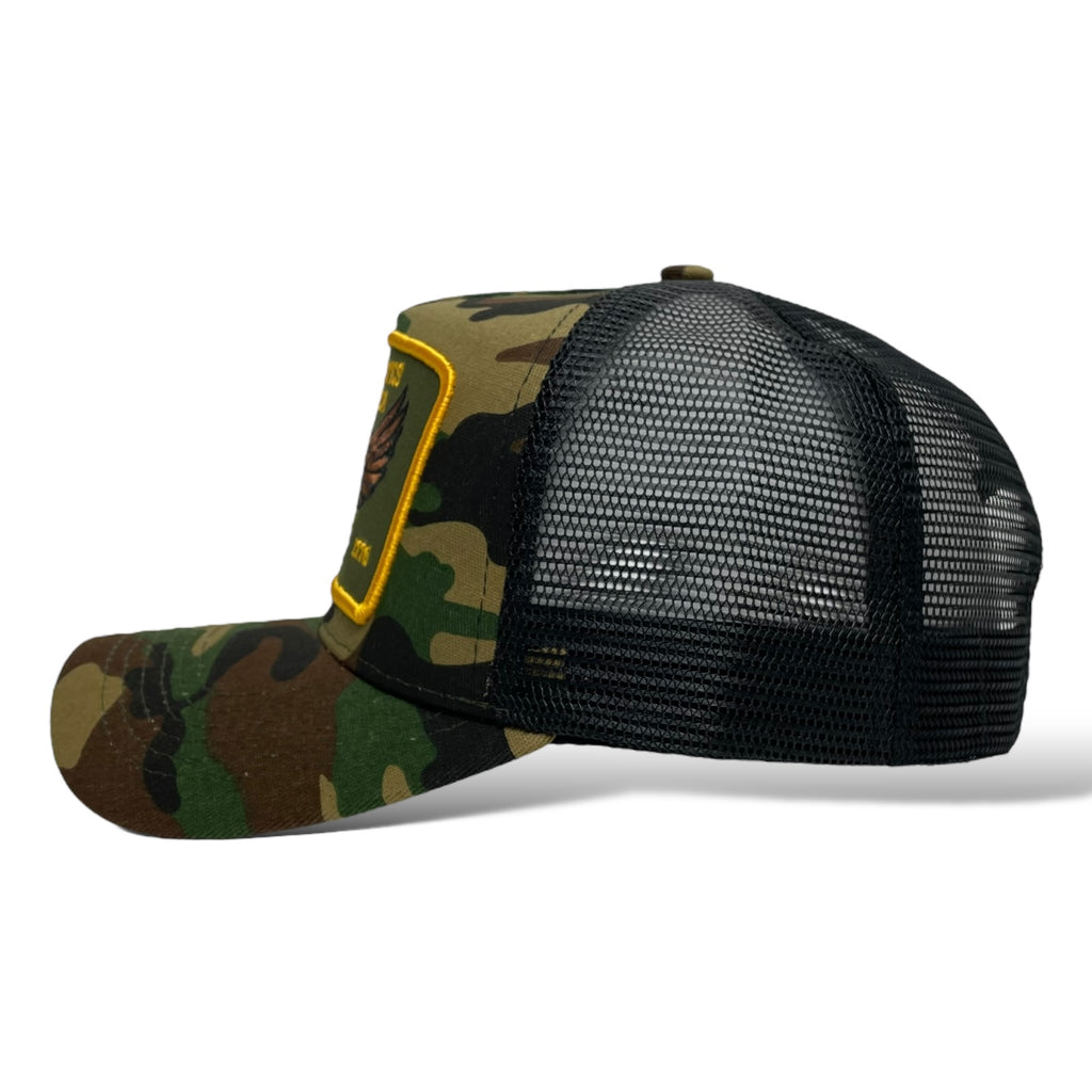 USA Eagle EST. 1776 Camouflage Snapback Trucker Hat