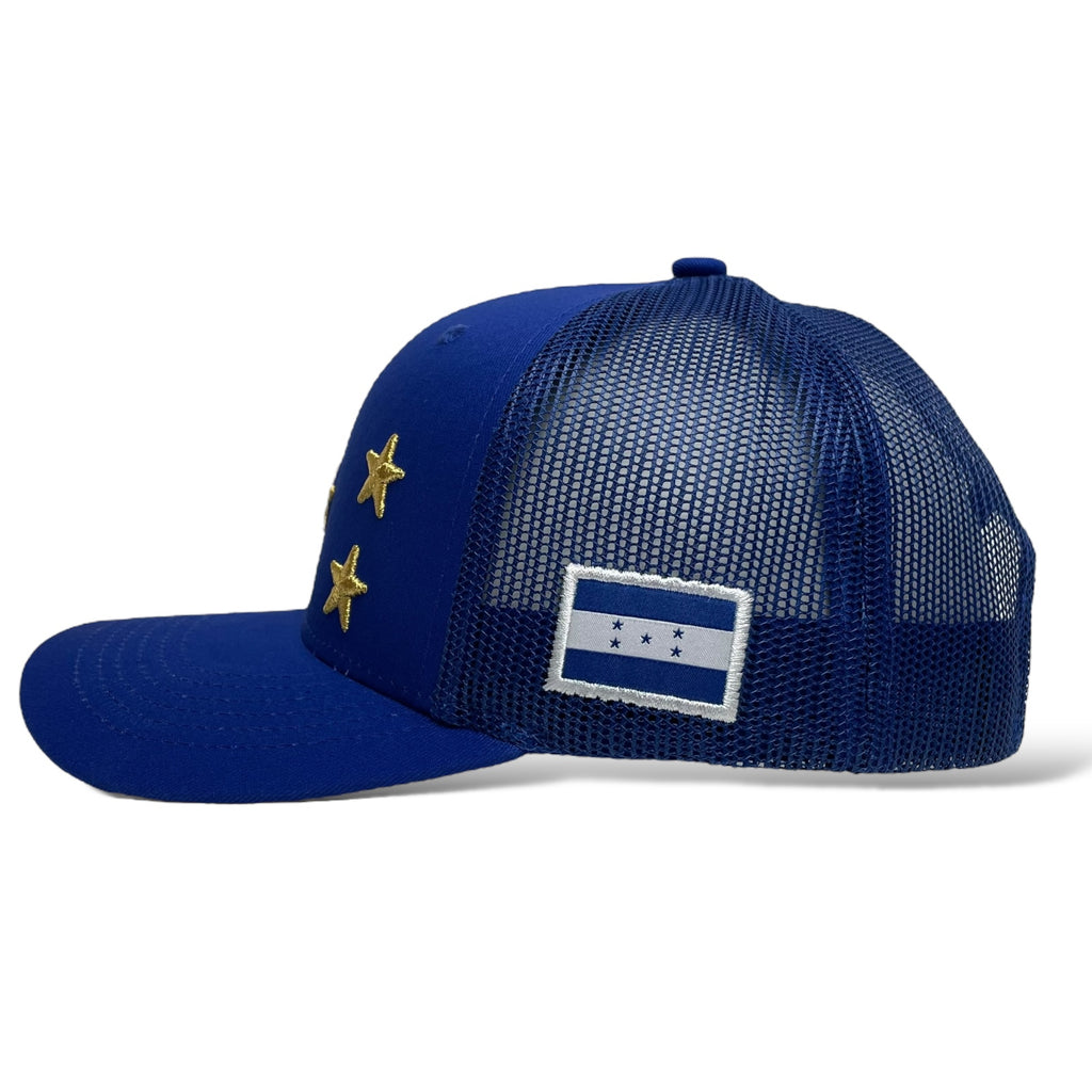 Gorra con la bandera de Honduras bordada con estrella dorada