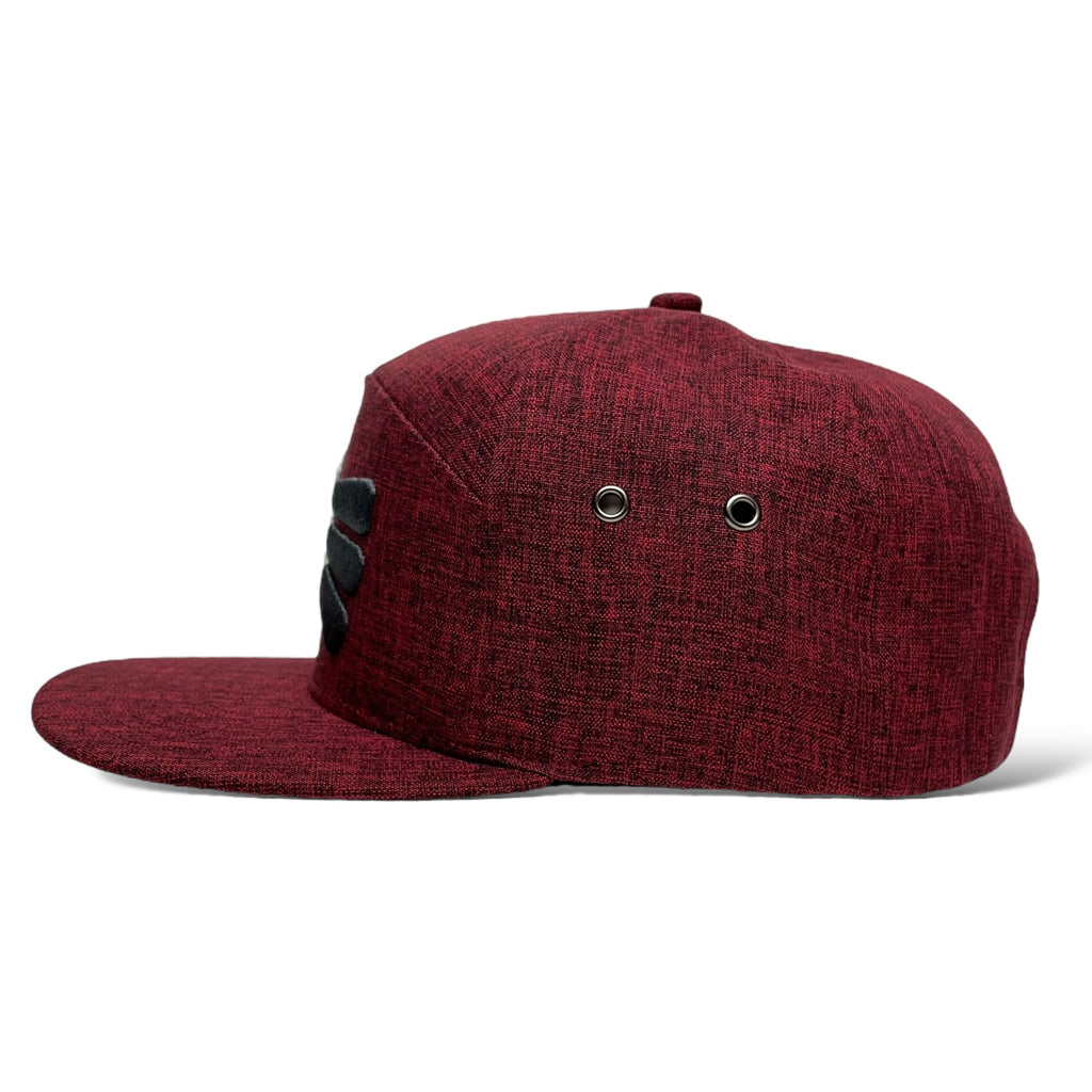 Hecho en Mexico Eagle 3D 7-Panel Snapback Cap - Red/Black