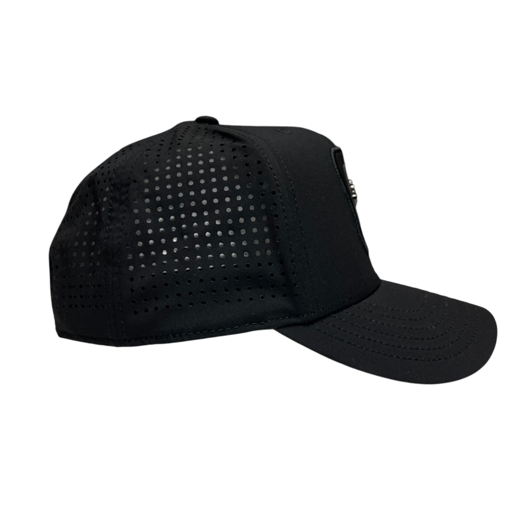 Hecho en Mexico Eagle Logo Baseball Cap – Black Laser Cut Snapback