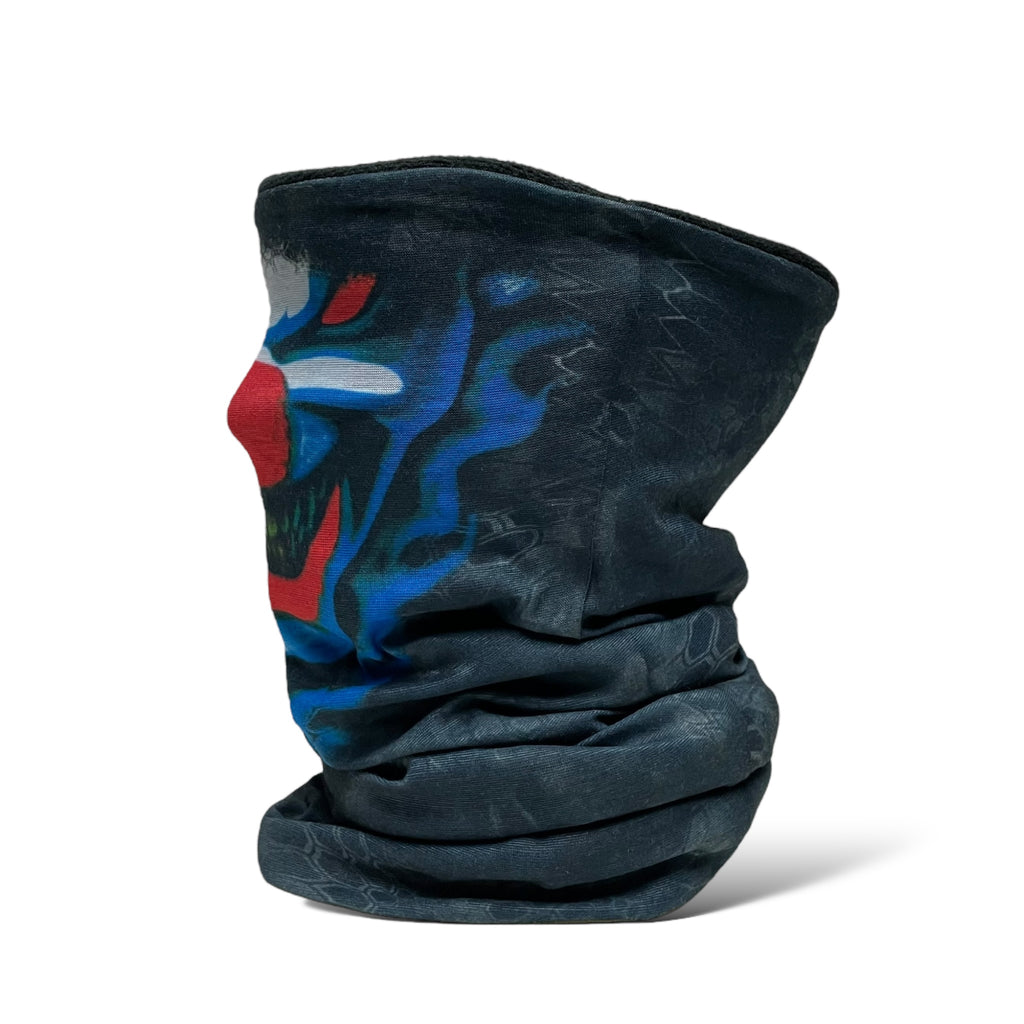 Clown Face Design Winter Thermal Balaclava, Warm Neck Gaiter Face Mask Unisex