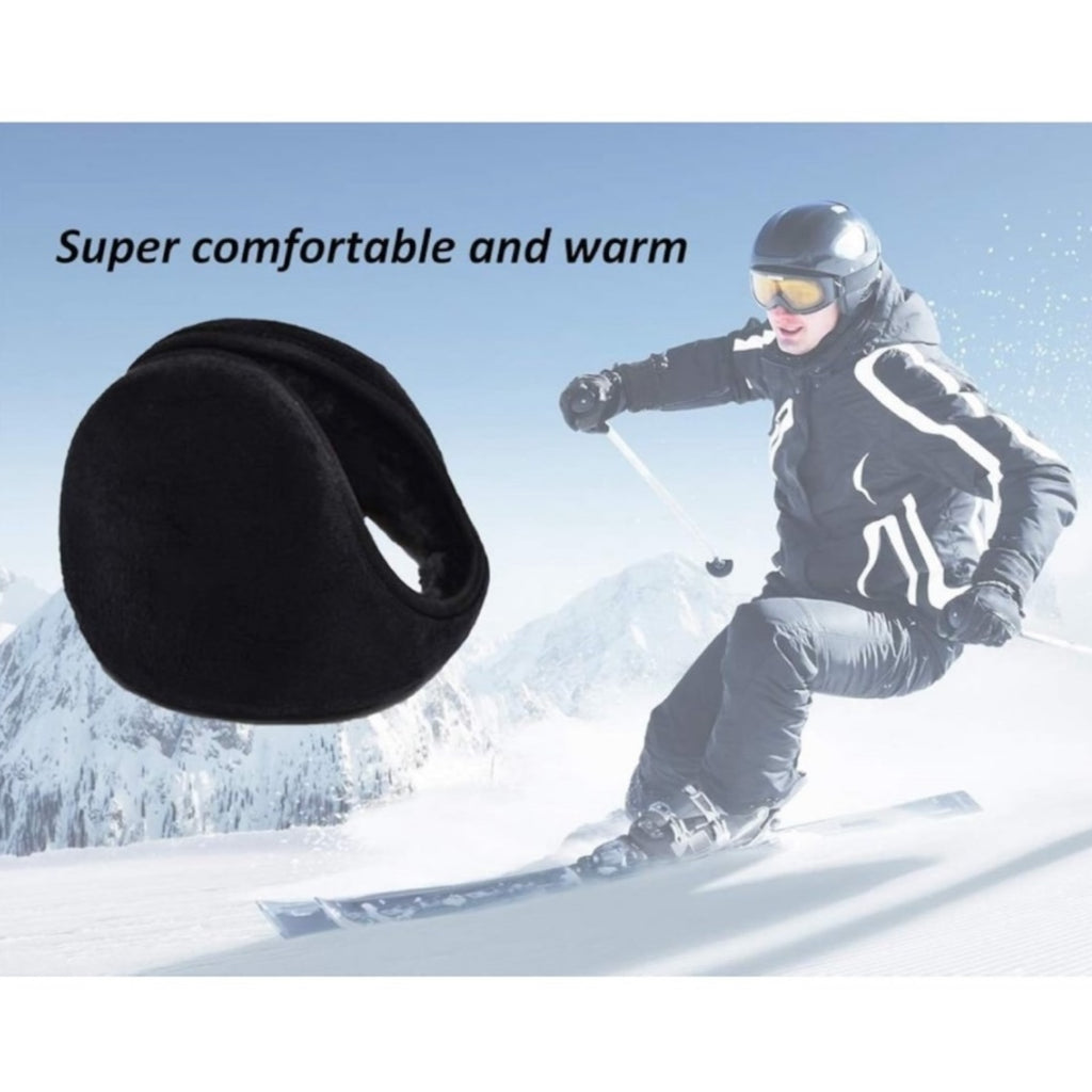 Unisex Winter Fleece Ear Warmers – Classic Earmuffs Design for Men and Women