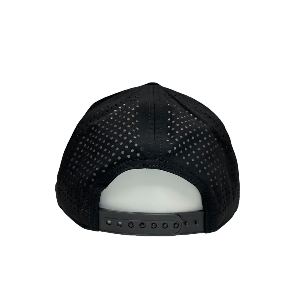 Hecho en Mexico Eagle Logo Baseball Cap – Black Laser Cut Snapback