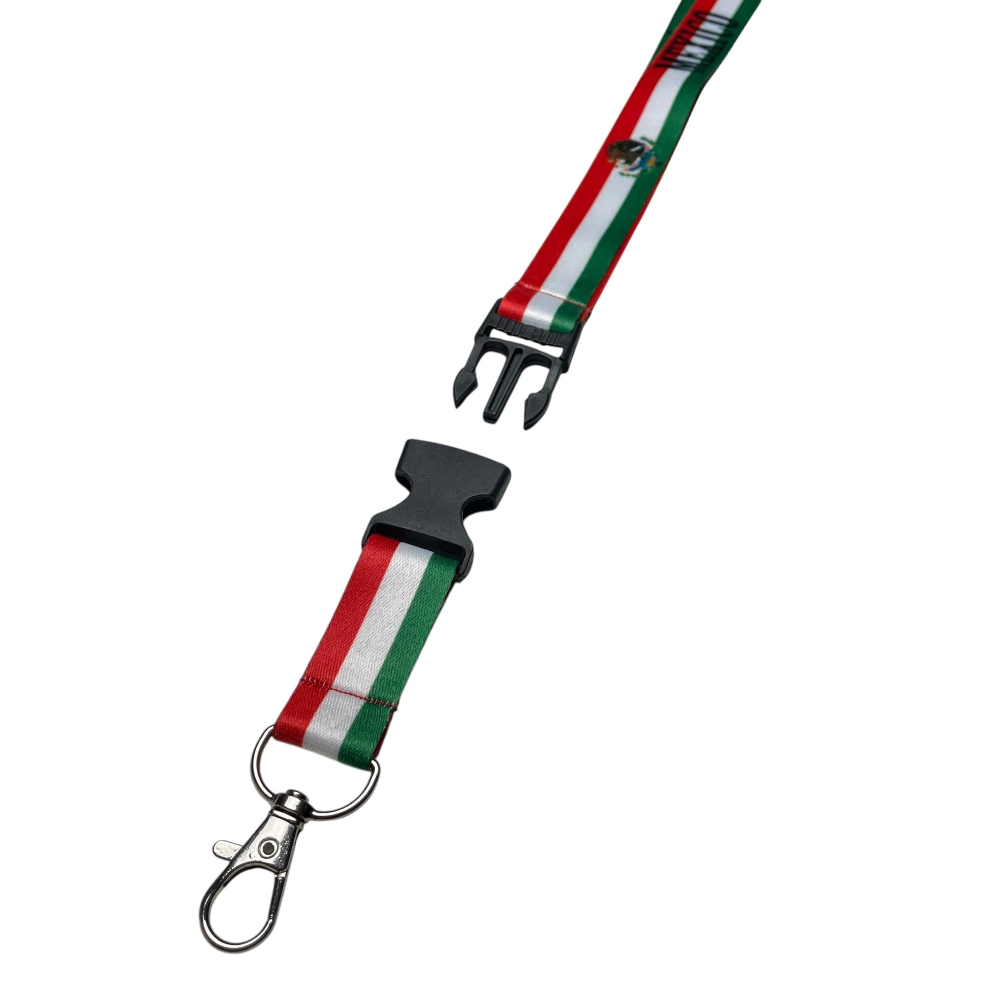 12 Mexico Flag Lanyard Keychain ID Holder Neck Strap Lanyards Lot