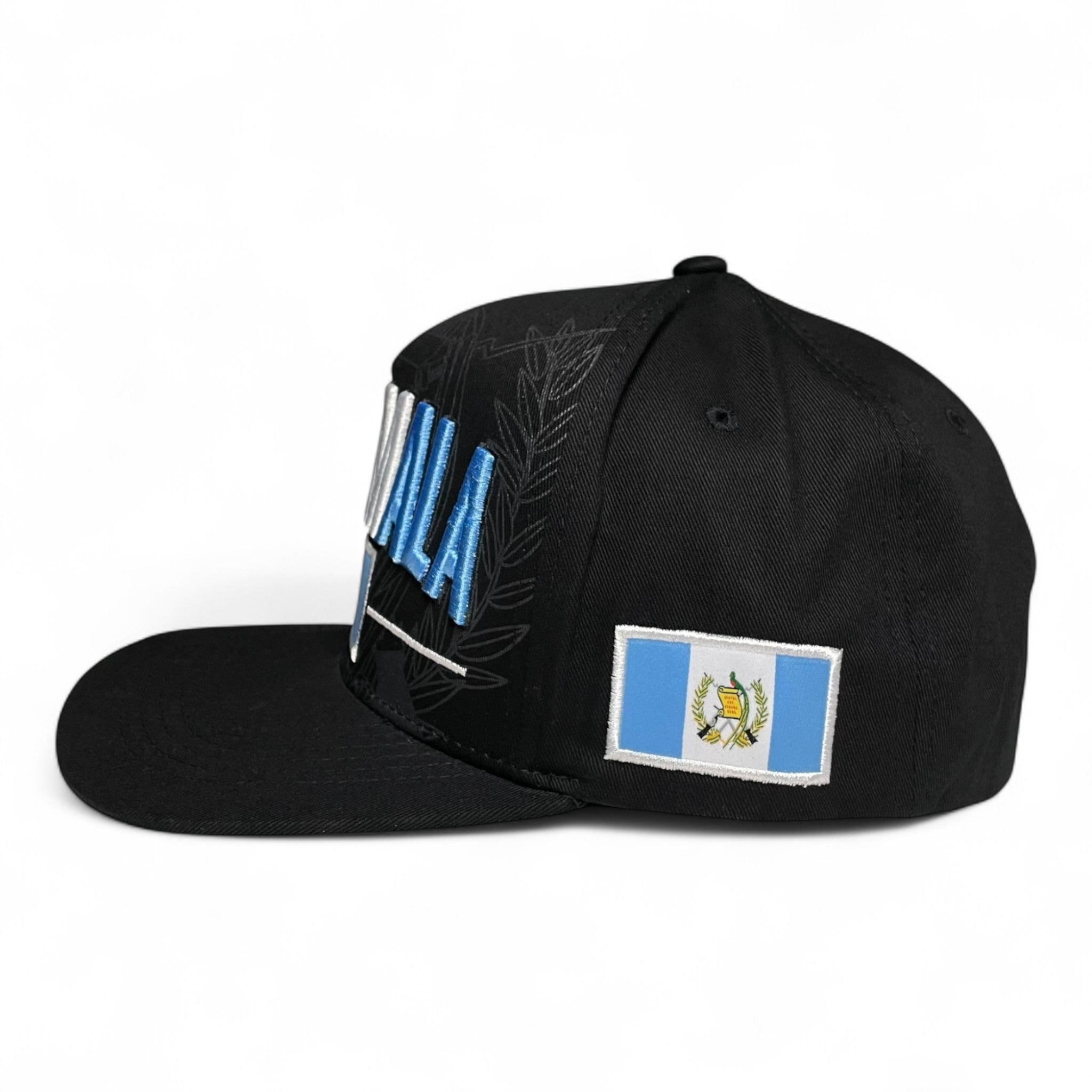 Wholesale Guatemala Flag 3D Embroidered Snapback Cap Pack of 2