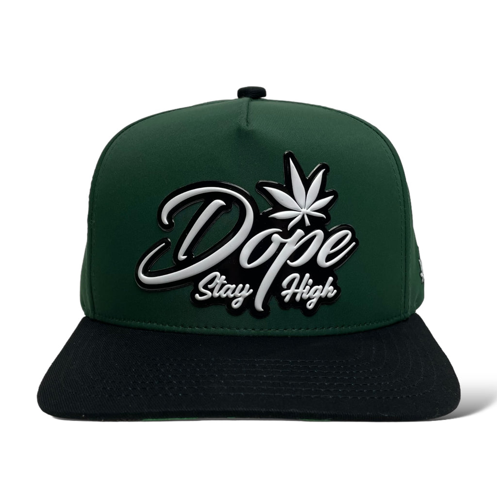 Dope Stay High Snapback Cap with 3D PVC Patch