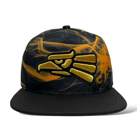 Gold Logo Hecho en Mexico Eagle 3D Embroidered Snapback Cap