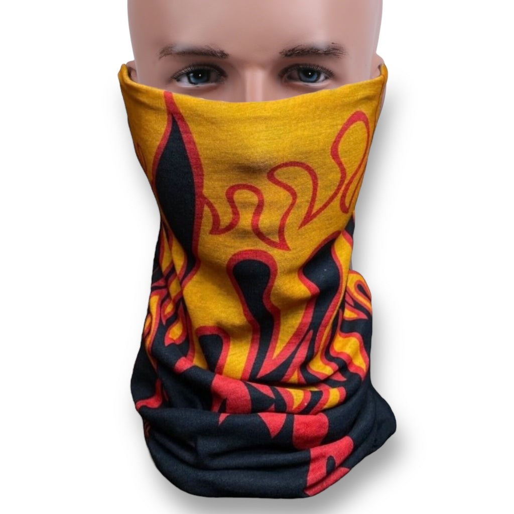 Clown Face Design Winter Thermal Balaclava, Warm Neck Gaiter Face Mask Unisex