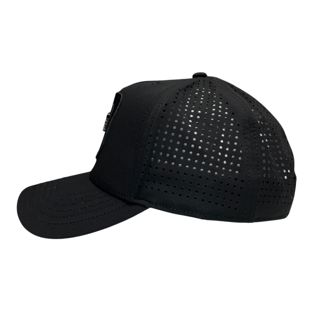 Hecho en Mexico Eagle Logo Baseball Cap – Black Laser Cut Snapback