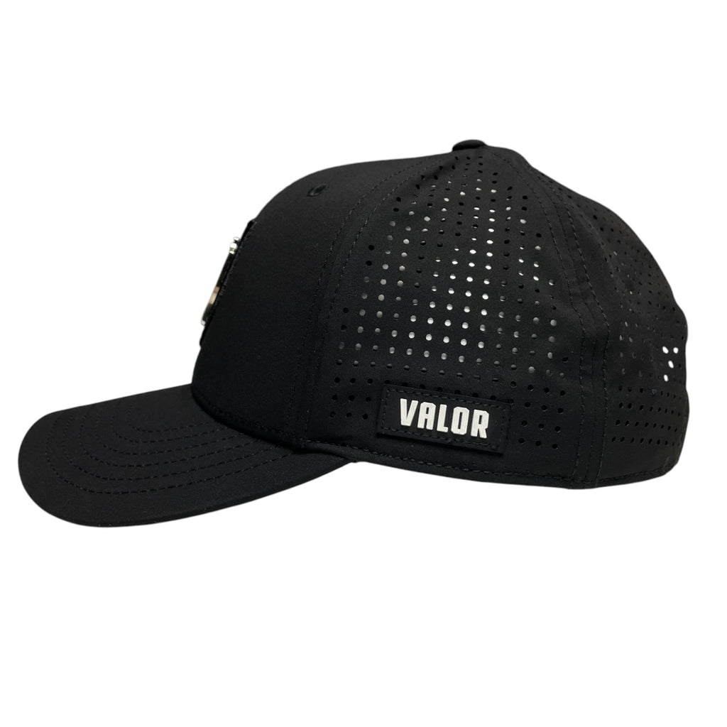 Mexico Rooster El Gallo Valor Patch Cap – Black Laser Cut Snapback