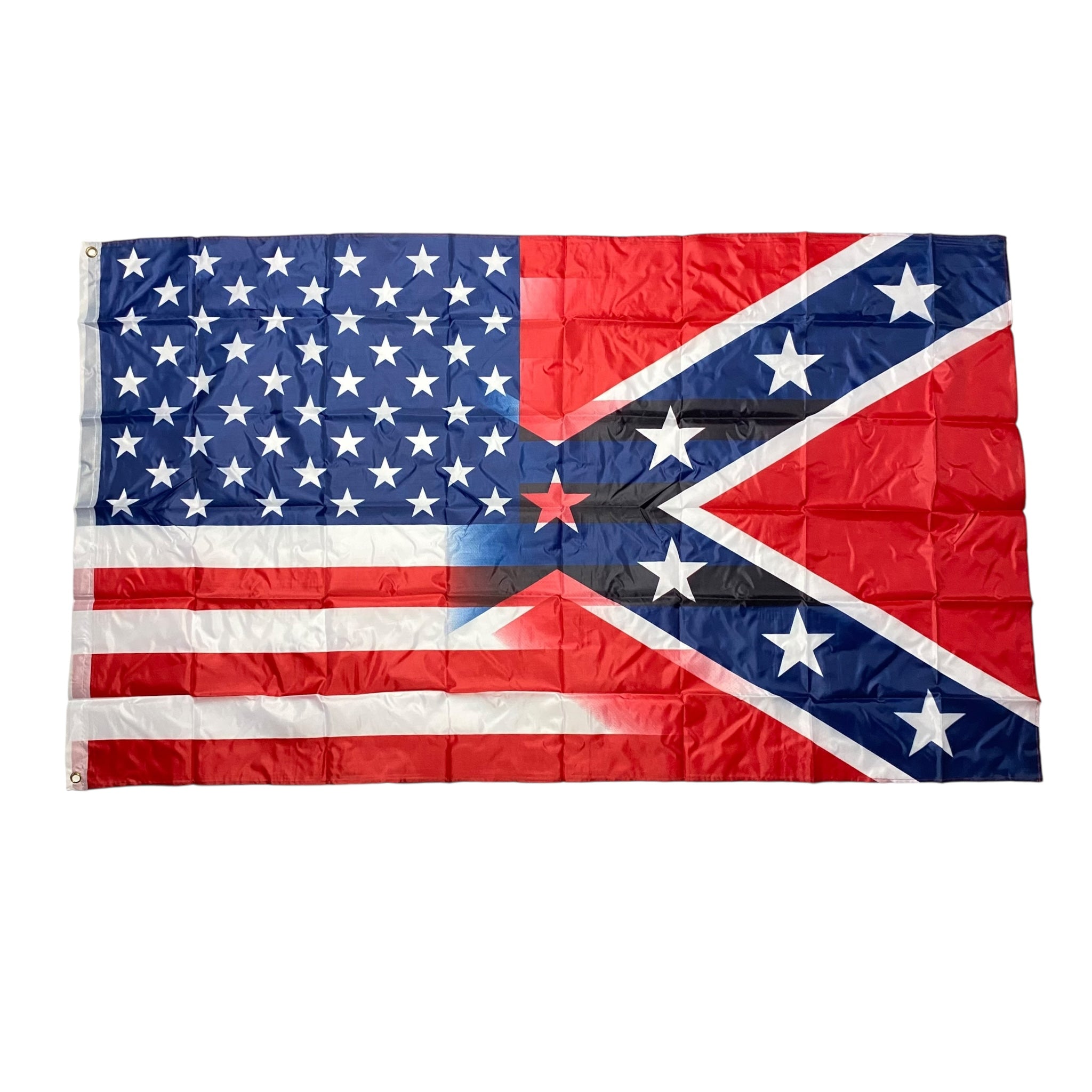 US and Confederate Printed Flag 3'x5'
