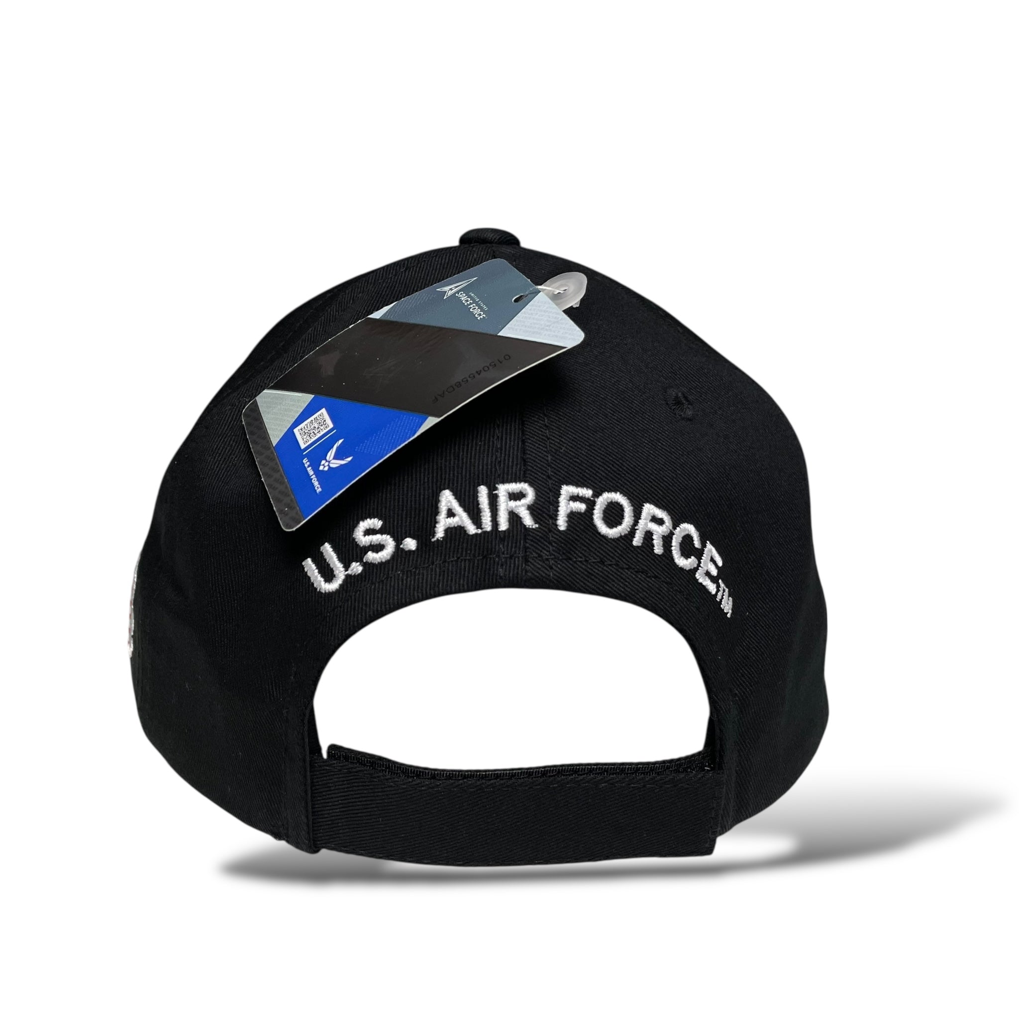 U.S. Air Force 3D Embroidered Baseball Cap Official Licensed Military Hat Black