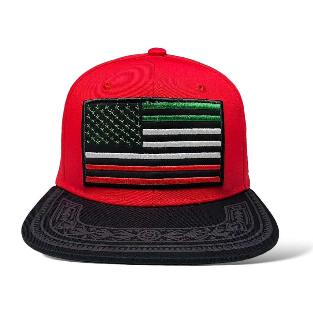 Mexican American Embroidered Frag - Mexico Baseball Snapback Caps