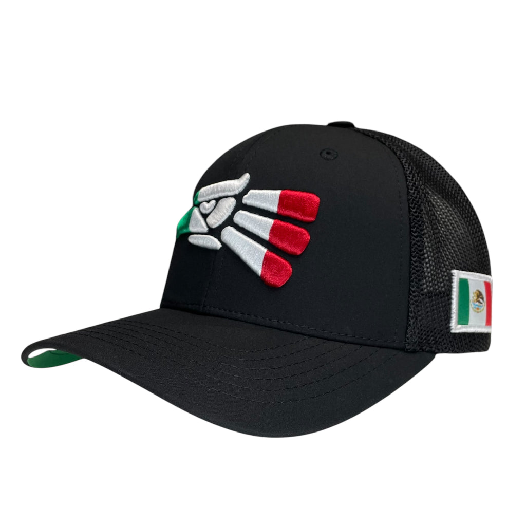 Black Hecho en Mexico Baseball Cap – Snapback with Eagle Logo