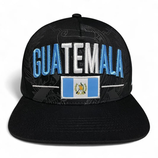 Guatemala flag 3D embroidered snapback cap with adjustable closure, stylish patriotic design, ideal for casual wear or events.