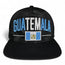 Guatemala flag 3D embroidered snapback cap with adjustable closure, stylish patriotic design, ideal for casual wear or events.
